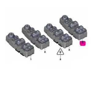 61319241956 BMW F10 CAM KUMANDA DÜĞMESİ 9241956